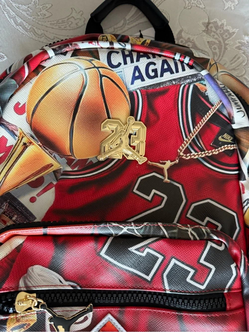 Jordan’s Leather Backpack